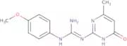 N-(4-Methoxyphenyl)-N'-(6-methyl-4-oxo-1,4-dihydropyrimidin-2-yl)guanidine