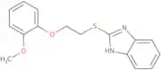 2-{[2-(2-Methoxyphenoxy)ethyl]thio}-1H-benzimidazole