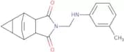 2-{[(3-Methylphenyl)amino]methyl}hexahydro-4,6-ethenocyclopropa[f]isoindole-1,3(3aH)-dione
