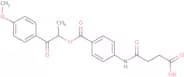 4-[(4-{[2-(4-Methoxyphenyl)-1-methyl-2-oxoethoxy]carbonyl}phenyl)amino]-4-oxobutanoic acid