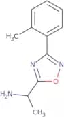 {1-[3-(2-Methylphenyl)-1,2,4-oxadiazol-5-yl]ethyl}amine
