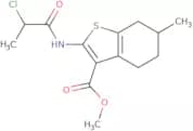 Methyl 2-[(2-chloropropanoyl)amino]-6-methyl-4,5,6,7-tetrahydro-1-benzothiophene-3-carboxylate