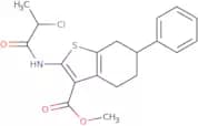 Methyl 2-[(2-chloropropanoyl)amino]-6-phenyl-4,5,6,7-tetrahydro-1-benzothiophene-3-carboxylate