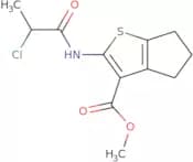 Methyl 2-[(2-chloropropanoyl)amino]-5,6-dihydro-4H-cyclopenta[b]thiophene-3-carboxylate