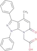 (4-Methyl-6-oxo-1,3-diphenyl-1,6-dihydro-7H-pyrazolo[3,4-b]pyridin-7-yl)acetic acid