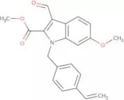 Methyl 3-formyl-6-methoxy-1-(4-vinylbenzyl)-1H-indole-2-carboxylate