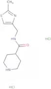 N-[(2-Methyl-1,3-thiazol-4-yl)methyl]piperidine-4-carboxamide dihydrochloride