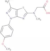 N-[1-(4-Methoxyphenyl)-3-methyl-1H-pyrazolo[3,4-d][1,3]thiazol-5-yl]-N-methylglycine