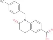 1-(4-Methylbenzyl)-2-oxo-1,2,3,4-tetrahydroquinoline-6-carboxylic acid
