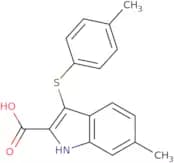 6-Methyl-3-[(4-methylphenyl)thio]-1H-indole-2-carboxylic acid