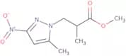 Methyl 2-methyl-3-(5-methyl-3-nitro-1H-pyrazol-1-yl)propanoate