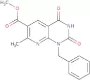 Methyl 1-benzyl-7-methyl-2,4-dioxo-1,2,3,4-tetrahydropyrido[2,3-d]pyrimidine-6-carboxylate