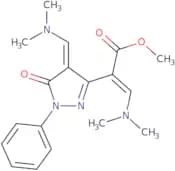 Methyl (2E)-3-(dimethylamino)-2-{(4Z)-4-[(dimethylamino)methylene]-5-oxo-1-phenyl-4,5-dihydro-1H-p…