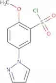 2-Methoxy-5-(1H-pyrazol-1-yl)benzenesulfonyl chloride