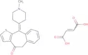 10-(1-Methylpiperidin-4-ylidene)-5,10-dihydro-4H-benzo[5,6]cyclohepta[1,2-b]thiophen-4-one fumarate