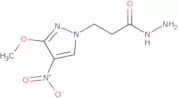 3-(3-Methoxy-4-nitro-1H-pyrazol-1-yl)propanohydrazide