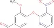 3-Methoxy-4-[(3-nitropyridin-2-yl)oxy]benzaldehyde