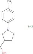 [1-(4-Methylphenyl)pyrrolidin-3-yl]methanol hydrochloride