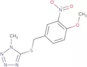 5-[(4-Methoxy-3-nitrobenzyl)thio]-1-methyl-1H-tetrazole
