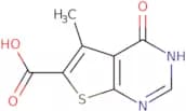 5-Methyl-4-oxo-3,4-dihydro-thieno[2,3-d]pyrimidine-6-carboxylic acid