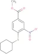 Methyl 4-(cyclohexylthio)-3-nitrobenzoate