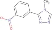 4-Methyl-3-(3-nitrophenyl)-4H-1,2,4-triazole