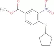 Methyl 4-(cyclopentylthio)-3-nitrobenzoate