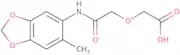 {2-[(6-Methyl-1,3-benzodioxol-5-yl)amino]-2-oxoethoxy}acetic acid