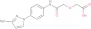 (2-{[4-(3-Methyl-1H-pyrazol-1-yl)phenyl]amino}-2-oxoethoxy)acetic acid