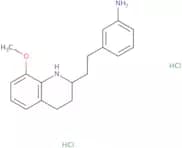 {3-[2-(8-Methoxy-1,2,3,4-tetrahydroquinolin-2-yl)ethyl]phenyl}amine dihydrochloride