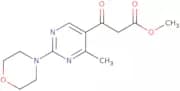 Methyl 3-(4-methyl-2-morpholin-4-ylpyrimidin-5-yl)-3-oxopropanoate