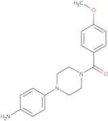 {4-[4-(4-Methoxybenzoyl)piperazin-1-yl]phenyl}amine