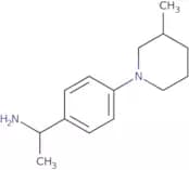 {1-[4-(3-Methylpiperidin-1-yl)phenyl]ethyl}amine