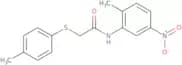 N-(2-Methyl-5-nitrophenyl)-2-[(4-methylphenyl)thio]acetamide