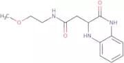 N-(2-Methoxyethyl)-2-(3-oxo-1,2,3,4-tetrahydroquinoxalin-2-yl)acetamide