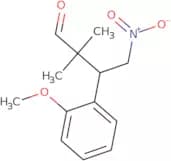 3-(2-Methoxyphenyl)-2,2-dimethyl-4-nitrobutanal