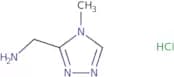 [(4-Methyl-4H-1,2,4-triazol-3-yl)methyl]amine hydrochloride
