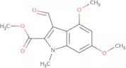 Methyl 3-formyl-4,6-dimethoxy-1-methyl-1H-indole-2-carboxylate
