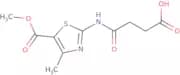 4-{[5-(Methoxycarbonyl)-4-methyl-1,3-thiazol-2-yl]amino}-4-oxobutanoic acid