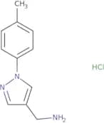 {[1-(4-Methylphenyl)-1H-pyrazol-4-yl]methyl}amine hydrochloride
