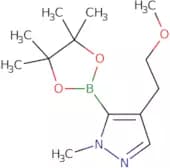 4-(2-Methoxyethyl)-1-methyl-5-(4,4,5,5-tetramethyl-1,3,2-dioxaborolan-2-yl)-1H-pyrazole