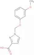 1-[(3-Methoxyphenoxy)methyl]-1H-pyrazole-3-carboxylic acid