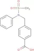 4-{[(Methylsulfonyl)(phenyl)amino]methyl}benzoic acid
