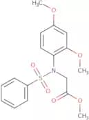 Methyl N-(2,4-dimethoxyphenyl)-N-(phenylsulfonyl)glycinate