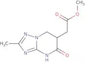 Methyl (2-methyl-5-oxo-4,5,6,7-tetrahydro[1,2,4]triazolo[1,5-a]pyrimidin-6-yl)acetate