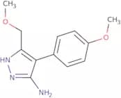3-(Methoxymethyl)-4-(4-methoxyphenyl)-1H-pyrazol-5-amine