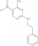 4-Methyl-2-[(2-phenylethyl)amino]pyrimidine-5-carboxylic acid