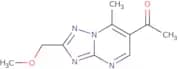 1-[2-(Methoxymethyl)-7-methyl[1,2,4]triazolo[1,5-a]pyrimidin-6-yl]ethanone