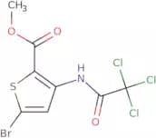 Methyl 5-bromo-3-(2,2,2-trichloroacetamido)thiophene-2-carboxylate