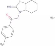 1-(4-Methylphenyl)-2-(4,5,6,7-tetrahydro-2-imino-3(2H)-benzothiazolyl)ethanone hydrobromide